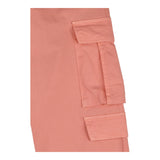 Vicolo Einfarbige Cargohose mit elastischer Taille Pfirsich für Mädchen