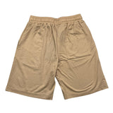 Never Too Einfarbige Bermudashorts mit elastischer Taille in Beige für Jungen