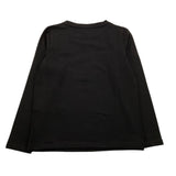 LIU JO shirt girocollo tinta unita con stampa Nero per Bambina GF3173 NERO LIU JO 