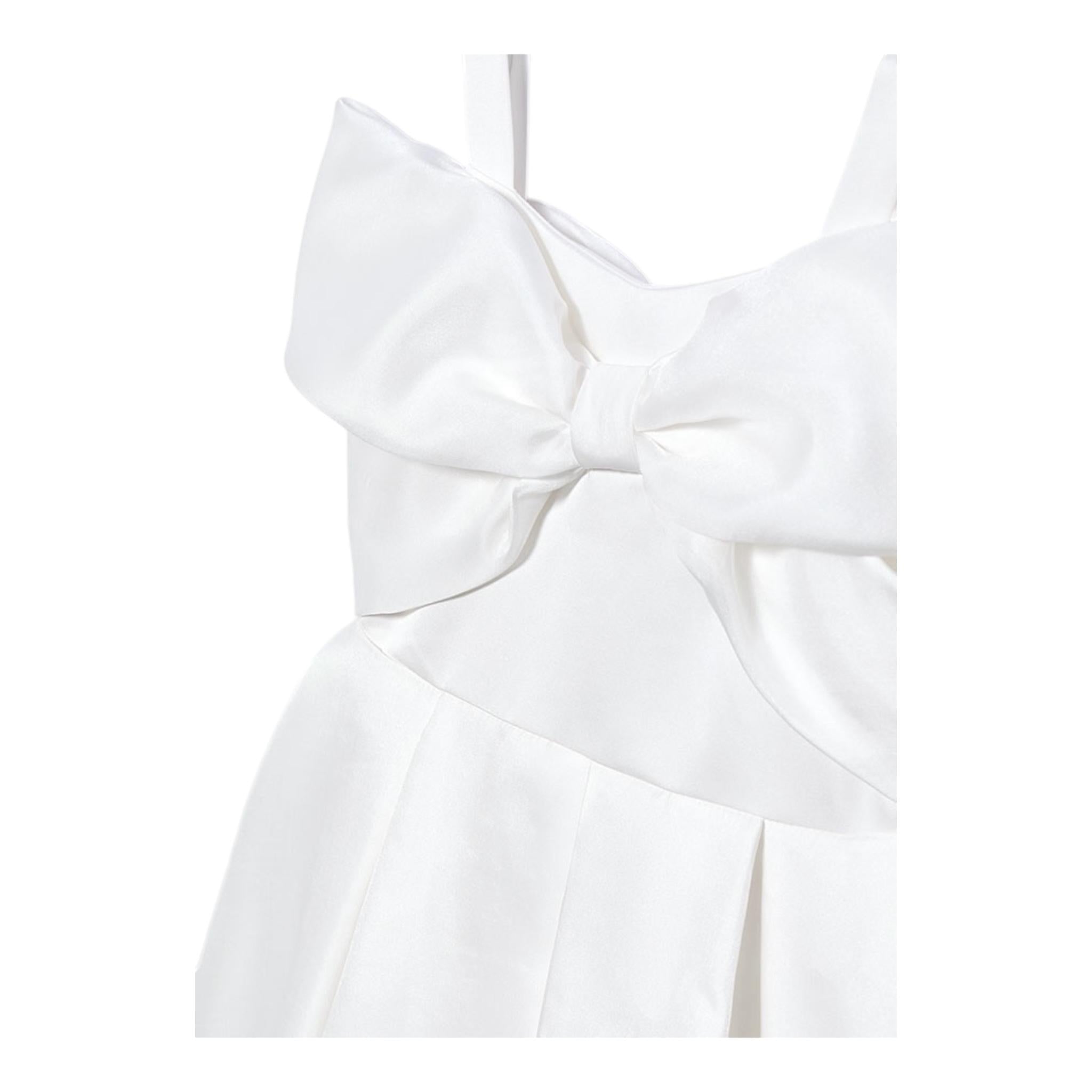 Abel & Lula Abito Giromanica Tinta Unita per Bambina 5031 BIANCO ABEL & LULA 