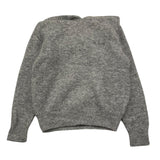 SAINT BARTH felpa girocollo tinta unita con cappuccio in maglia Grigio per Bambina ELIDE GRIGIO SAINT BARTH 