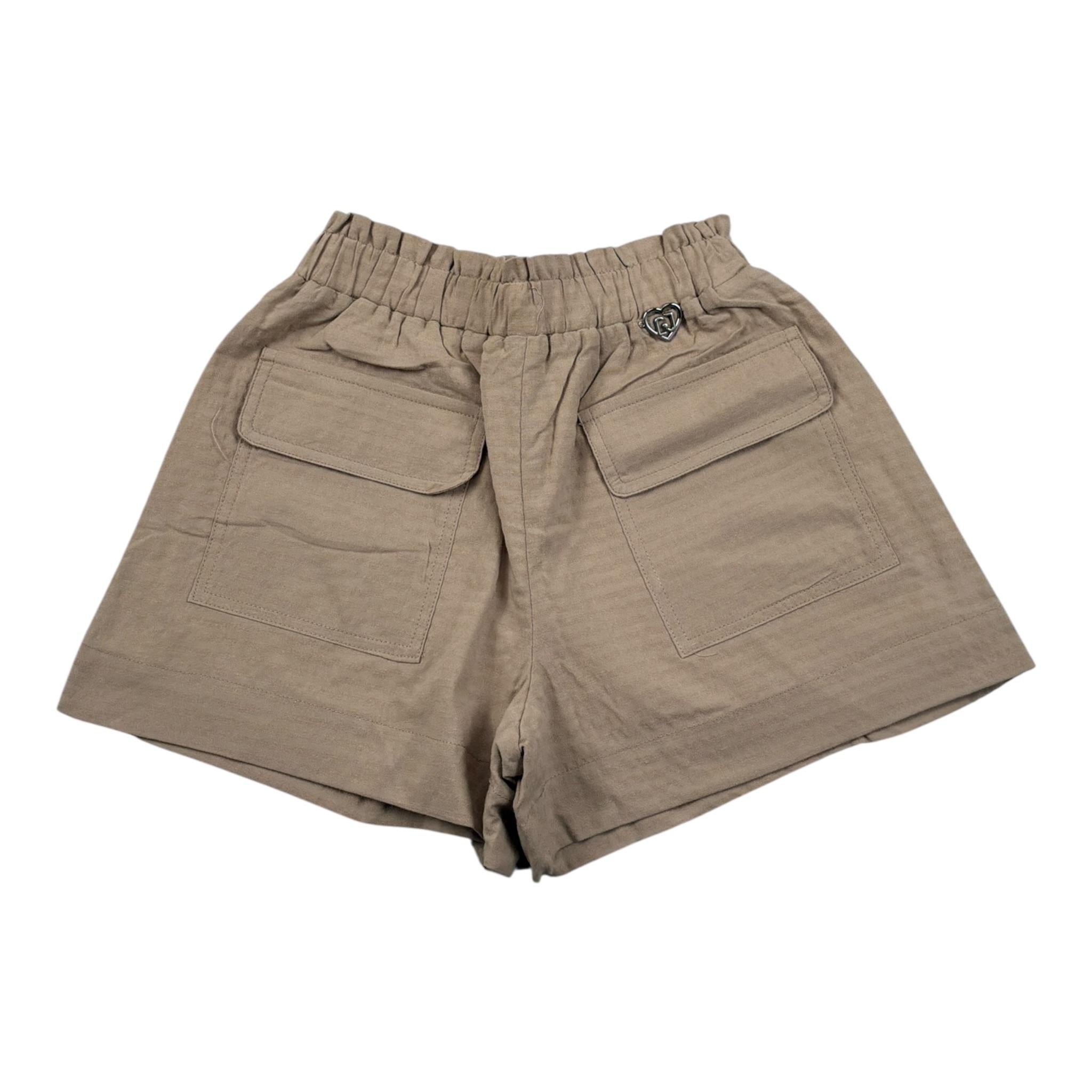 Liu Jo Short tinta unita con Elastico In Vita Beige per Bambina KA5143XXX BEIGE LIU JO 