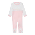 Guess Tutina Tinta Unita con Stampa per Neonata H2YW05KA6W3 ROSA GUESS 