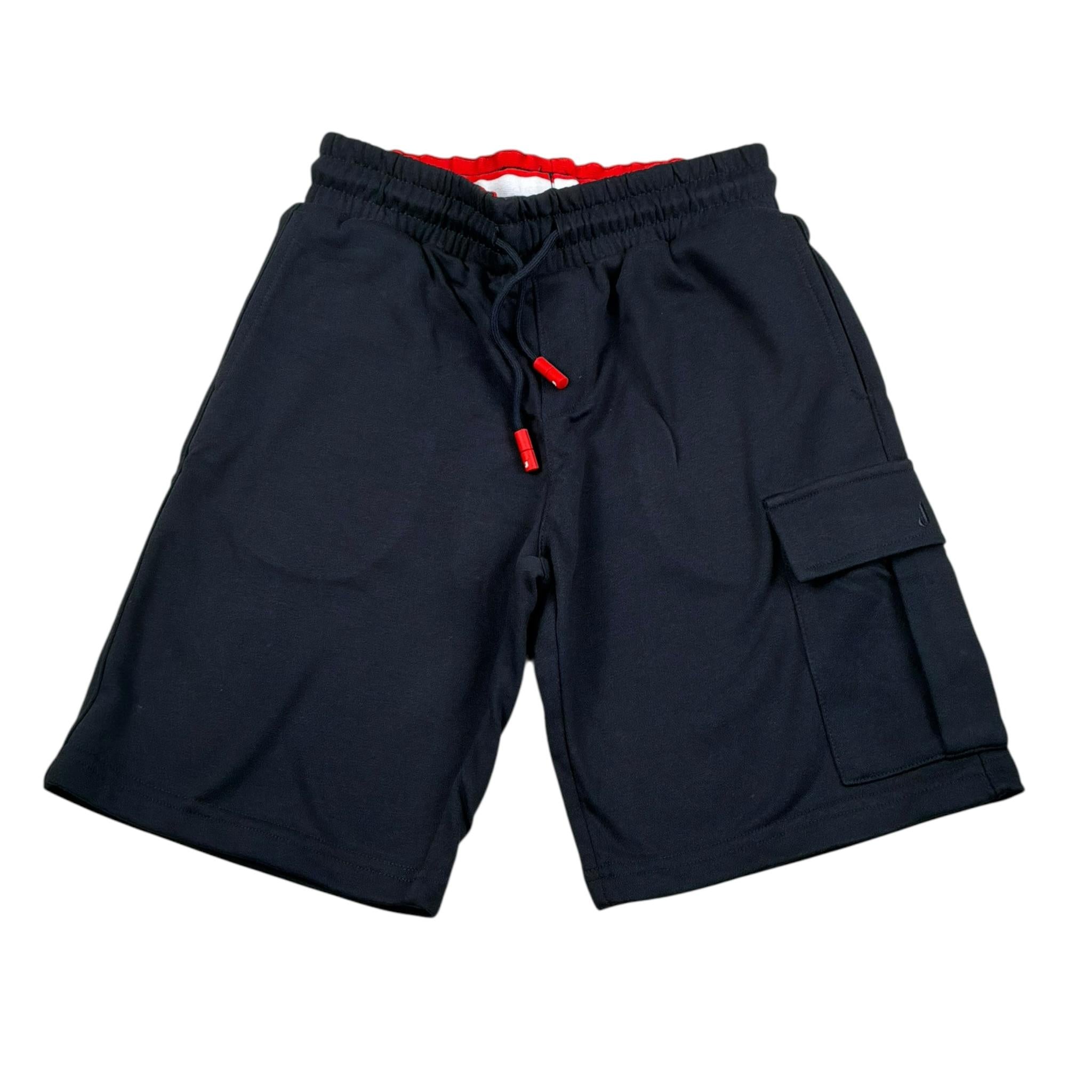 Jeckerson Bermuda Tuta Tinta Unita con Tascone per Bambino J3825 BLU JECKERSON 