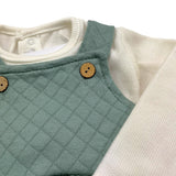 CALAMARO completo 2 pezzi camicia-pagliaccetto Bianco/verde per Neonato 11053X BIANCO/VERDE CALAMARO 