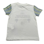 Manuel Ritz T-Shirt Girocollo tinta unita con Ricamo Bianco per Neonato MR3114 BIANCO MANUEL RITZ 