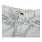 M+E' Short In Denim Tinta Unita con Elastico In Vita per Bambina UE1696 BIANCO M+E' 