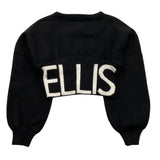 MARC ELLIS maglia crop tinta unita con logo Nero per Bambina JMJSW00171 NERO MARC ELLIS 