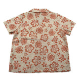 Zhoe & Tobiah Camicia Mezza Manica Tinta Unita Stampa Fantasia per Bambino WI1BJ BEIGE ZHOE & TOBIAH 