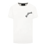 John Richmond T-Shirt Girocollo Tinta Unita con Stampa per Bambino RBP25057TS BIANCO JOHN RICHMOND 