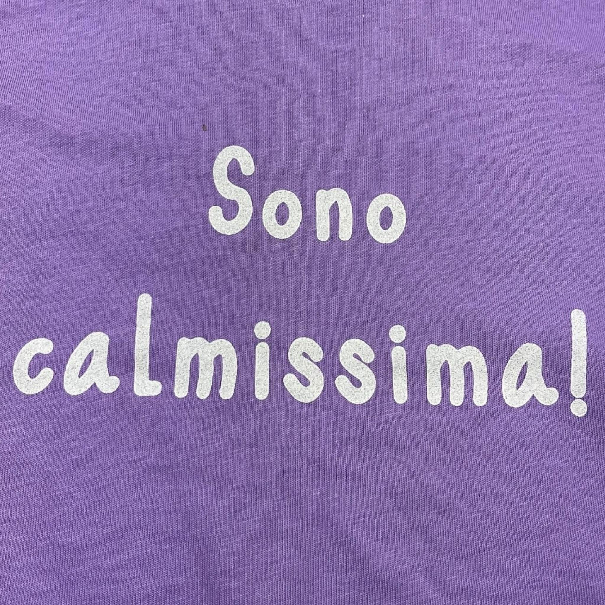 Dixie Shirt Girocollo Tinta Unita con Stampa per Bambina LB35030G56 VIOLA DIXIE 