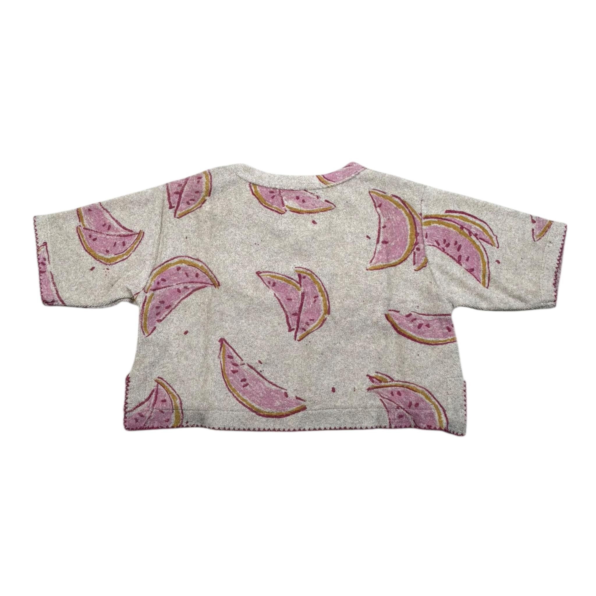 Play Up T-Shirt Modello Crop Tinta Unita per Neonata PA022AQ11351 BEIGE PLAY UP 