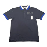 Yours Poloshirt Halbarm Einfarbig mit kontrastierenden Profilen Blau für Jungen