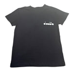 Diadora T-Shirt Girocollo tinta unita con Logo Nero per Bambino 033218 NERO DIADORA 