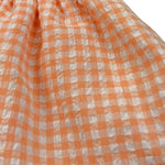 Caffe' D'Orzo Top Tinta Unita Giromanica con Fantasia A Quadri per Bambina ZW5A62J ARANCIONE CAFFE' D'ORZO 