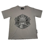 JOHN RICHMOND t-shirt girocollo tinta unita con stampa in contrasto Grigio per Bambino RBA25104TS GRIGIO JOHN RICHMOND 