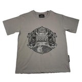 JOHN RICHMOND t-shirt girocollo tinta unita con stampa in contrasto Grigio per Bambino RBA25104TS GRIGIO JOHN RICHMOND 