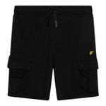 Lyle&Scott Bermuda Tinta Unita con Stampa per Bambino 48742 NERO LYLE&SCOTT 