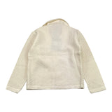 Emanuel Pris Einfarbige Strickjacke mit Knöpfen und Kragen, Creme für Neugeborene