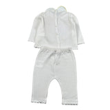 Le Coconne Completo 2 Pezzi Maglia-Leggins per Neonata LCN1412 PANNA LE COCONNE 