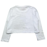 GAELLE shirt girocollo modello crop tinta unita con brillantini Bianco per Bambina 2741MY00350 BIANCO GAELLE 
