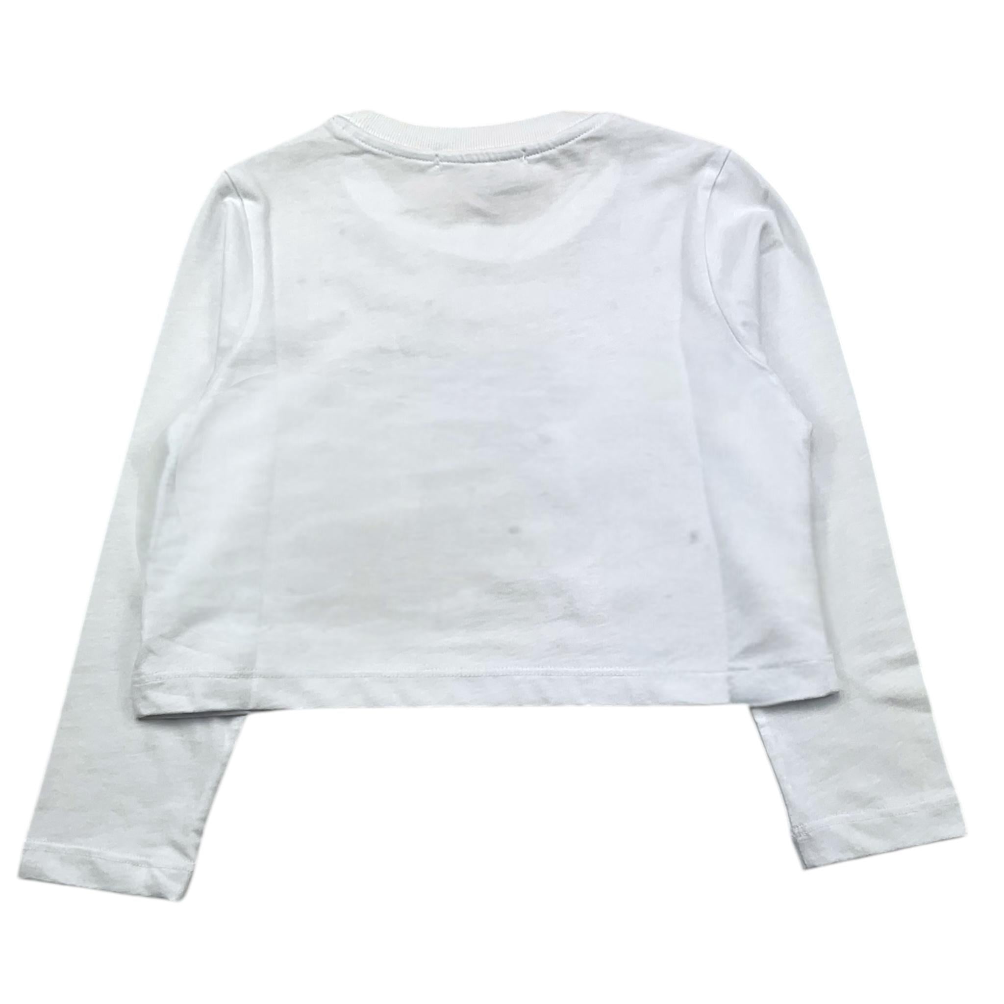 GAELLE shirt girocollo modello crop tinta unita con brillantini Bianco per Bambina 2741MY00350 BIANCO GAELLE 