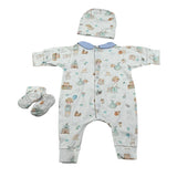 Diesel Set Tutina-Cappello-Babucce per Neonato TUTUT BIANCO DIESEL 