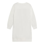 MOSCHINO abito felpa manica lunga girocollo tinta unita con stampa logo Bianco per Bambina HDV0FEX BIANCO MOSCHINO 