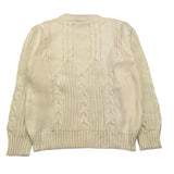 DANIELE ALESSANDRINI maglia girocollo tinta unita Panna per Bambino 1231W00130 PANNA DANIELE ALESSANDRINI 