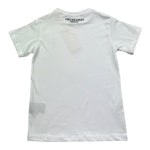 Trussardi T-Shirt Girocollo Tinta Unita con Logo per Bambino TBP26002TS BIANCO TRUSSARDI 