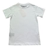 Trussardi T-Shirt Girocollo Tinta Unita con Logo per Bambino TBP26002TS BIANCO TRUSSARDI 