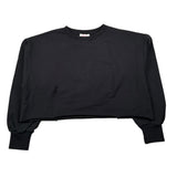 Imperial Felpa Chiusa Modello Crop Tinta Unita per Bambina LB39042G75 NERO IMPERIAL 