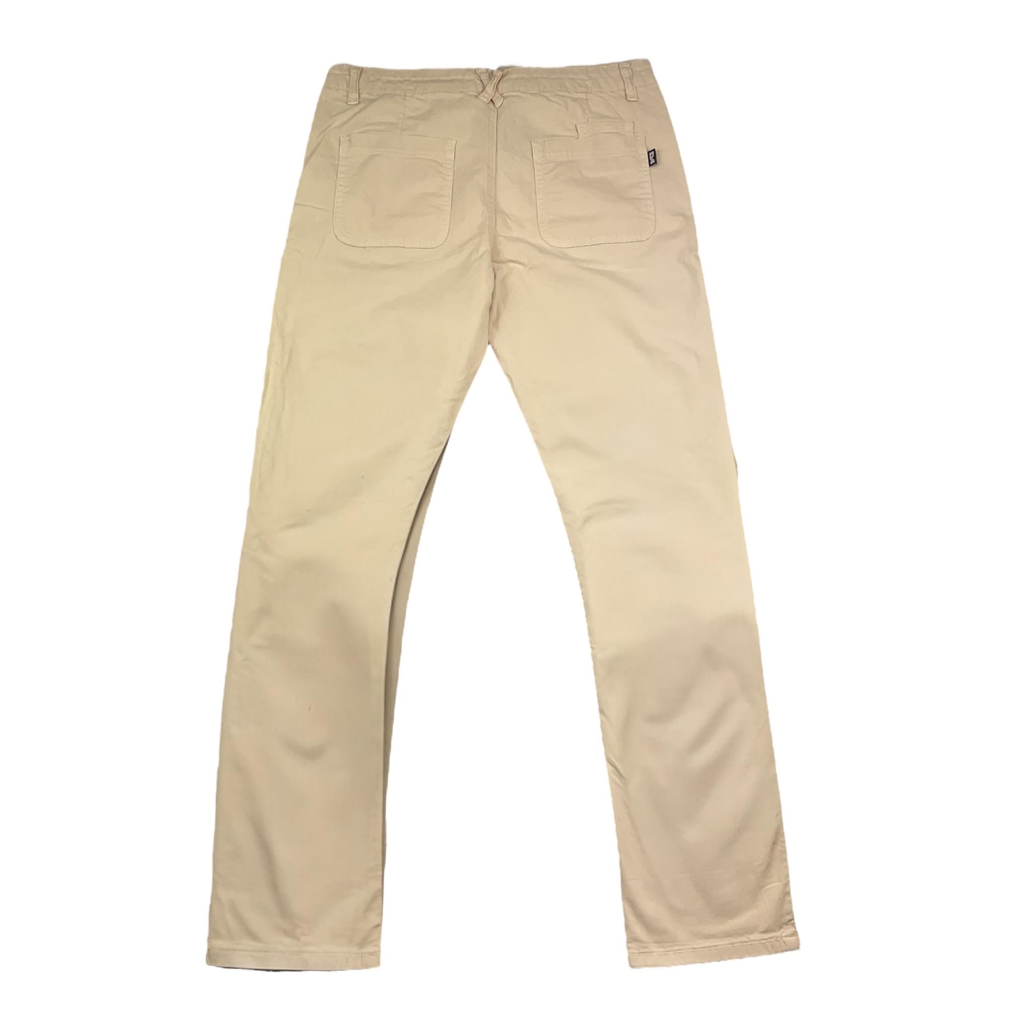 Daniele Alessandrini Pantalone Tinta Unita con Tasche America per Bambino 1235P00251 BEIGE DANIELE ALESSANDRINI 