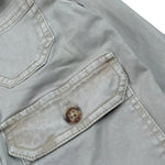 Pepe Feamo Camicia Tinta Unita con Taschini In Denim per Bambino PB401311 VERDE PEPE JEANS 