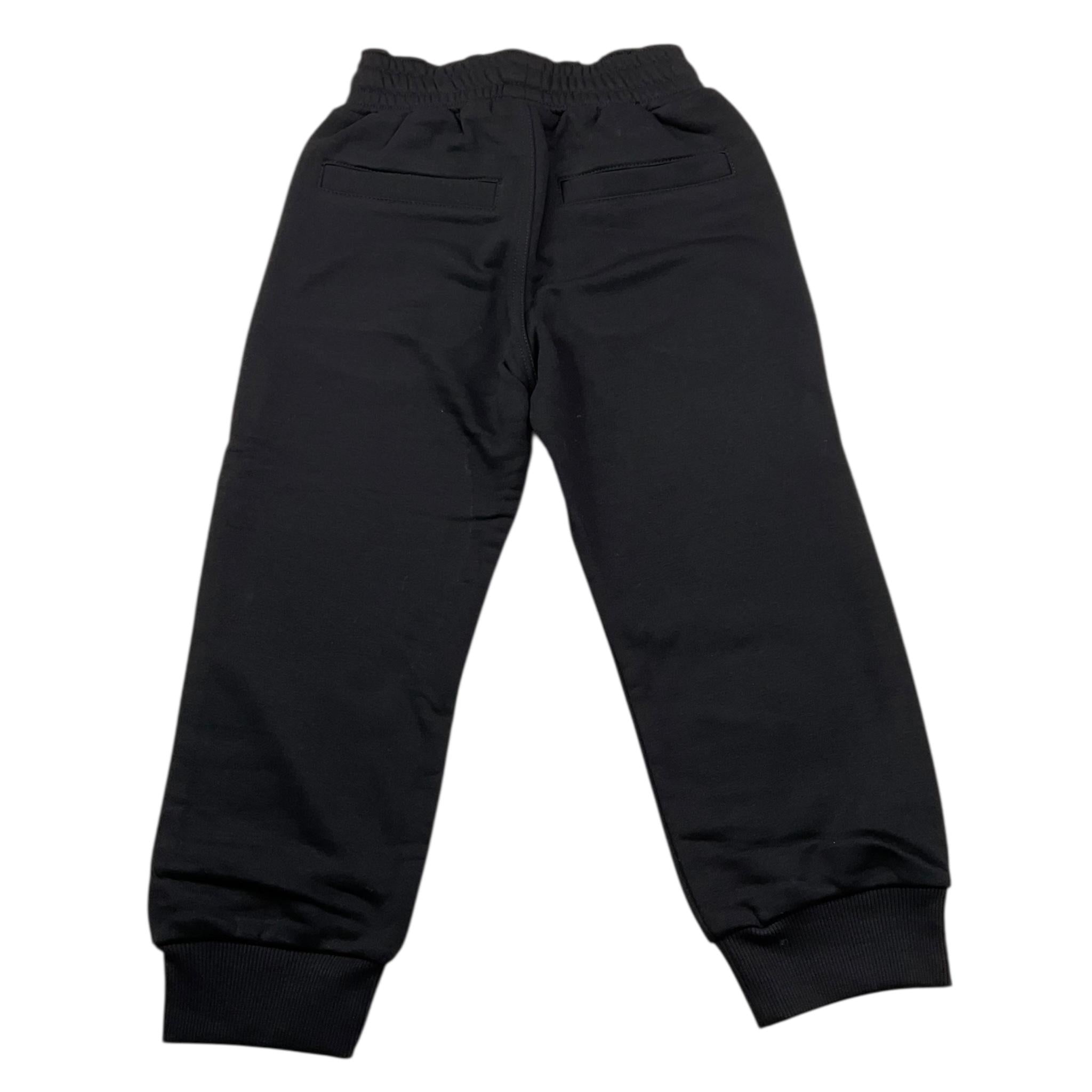 GIVENCHY pantalone tuta tinta unita con logo Nero per Bambino H24234 NERO GIVENCHY 