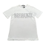 G2Firenze T-Shirt tinta unita con Stampa Bianco per Bambino 00602 BIANCO G2FIRENZE 