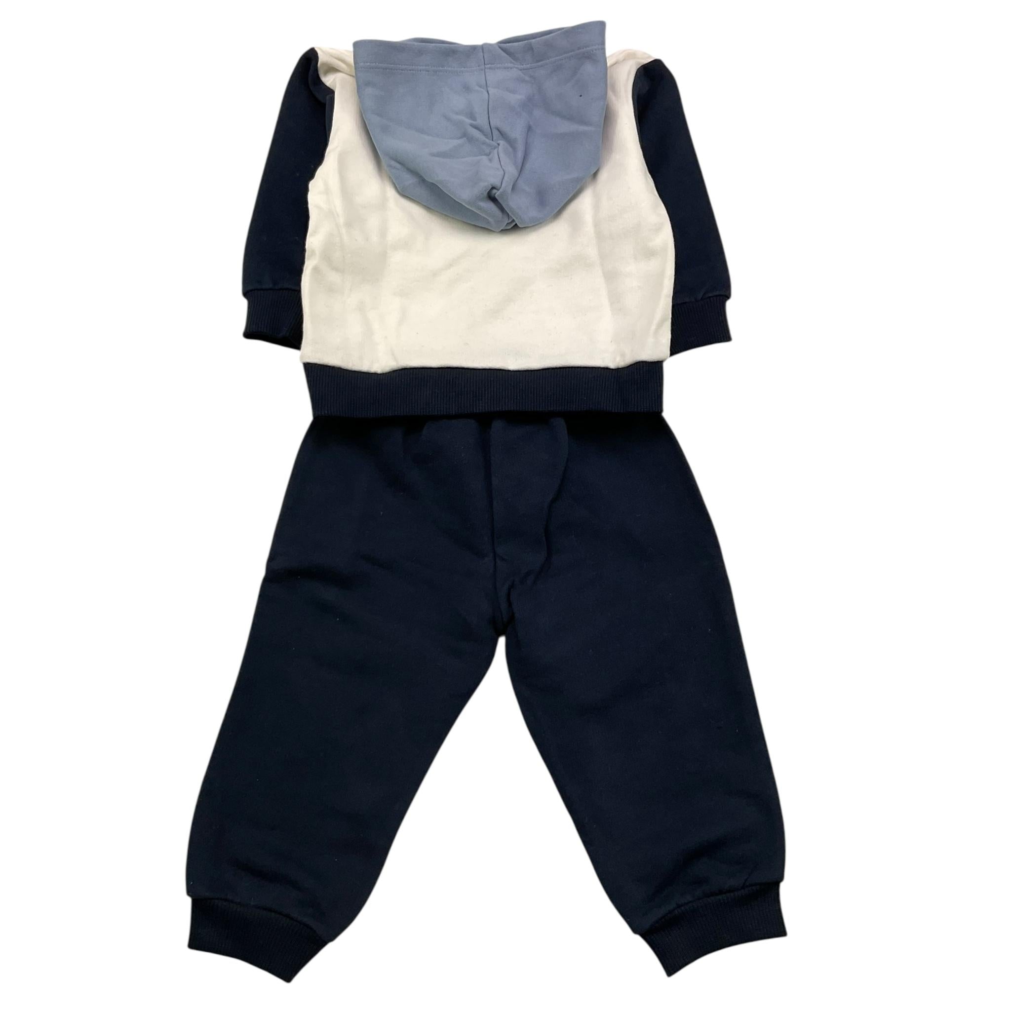 PLEASE completo 2 pezzi felpa-pantalone Blu per Neonato KT22040B65 BLU PLEASE 