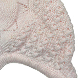 Granlei Cappello Tinta Unita con Ricami per Neonata 12588 ROSA GRANLEI 
