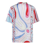 Emilio Pucci Halbarm-Shirt Multicolor Fantasy Print für Mädchen