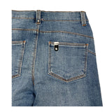 LIU JO jeans tinta unita modello zampa Blu per Bambina KA4056 BLU LIU JO 