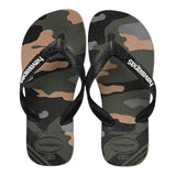 Havaianas Flip-Flops, einfarbig, mit grünem Militärmuster, für Jungen