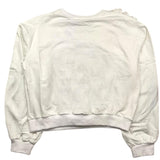 Twinset – Sweatshirt mit Rundhalsausschnitt und cremefarbener Applikation für Mädchen