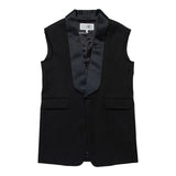 MAISON MARGIELA gilet tinta unita Nero per Bambina M60611 NERO MAISON MARGIELA 