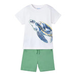 Mayoral Completo 2 Pezzi T-Shirt-Bermuda per Bambino 3609 BIANCO MAYORAL 