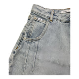 Calvin Klein Solid Color Denim Shorts Hellblau für Mädchen