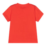 Mayoral T-Shirt Rundhals Einfarbig mit Kontrastdruck Rot für Neugeborene