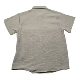 Never Too Camicia tinta unita Mezza Manica Beige per Bambino NT2284R BEIGE NEVER TOO 