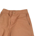 Please Pantalone Tinta Unita A Palazzo per Bambina PH12312G73 MARRONE PLEASE 