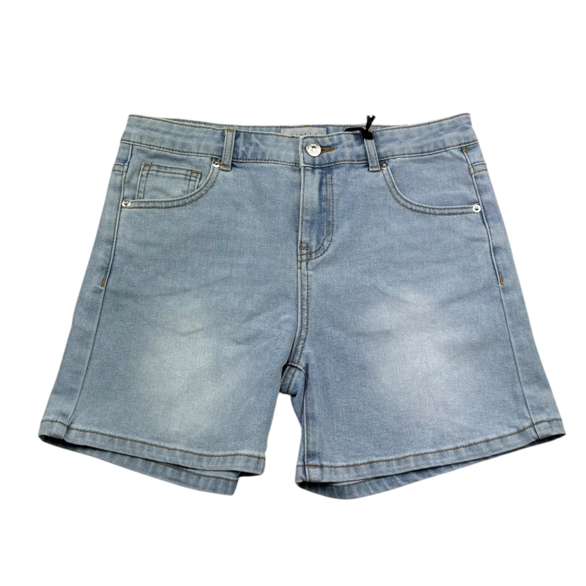 Gaelle Short Tinta Unita In Denim per Bambina 2746SD00314 AZZURRO GAELLE 