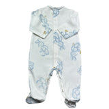 Le Bebe Tutina Manica Lunga Tinta Unita con Stampe per Neonato LBB5256 BIANCO LE BEBE 